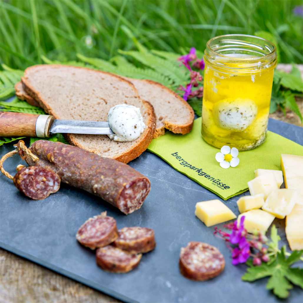 regionales Picknick Bergpark