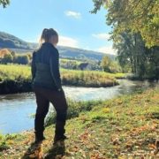 Grünstiefel an der Diemel