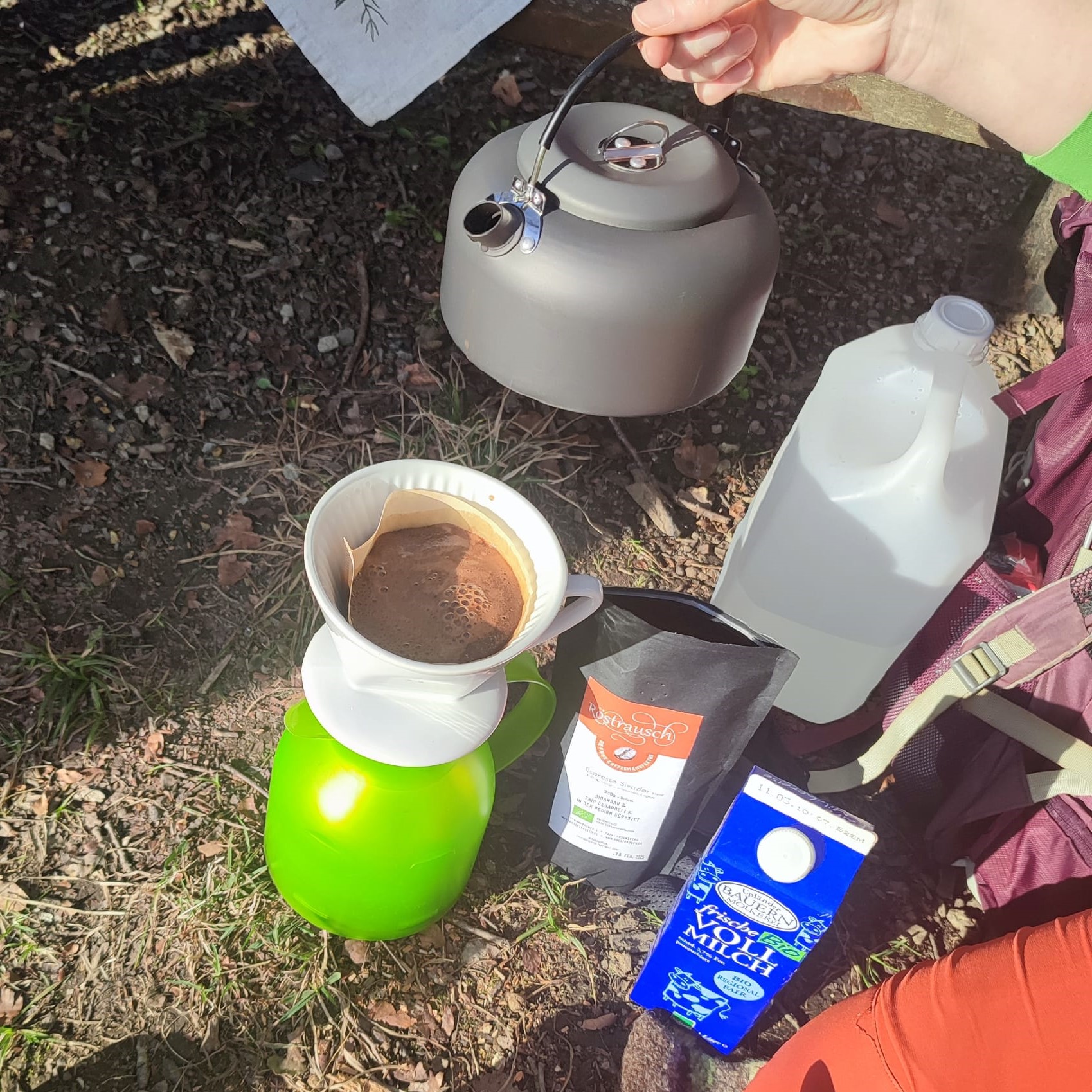 Frisch aufgebrühter Kaffee